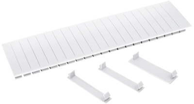 Заглушка 12 модулей белая IEK IEK YZM10-12-K01