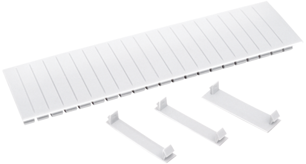 Заглушка 12 модулей белая IEK IEK YZM10-12-K01