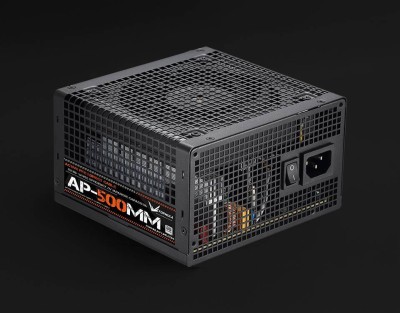 Блок питания Formula (Aerocool) AP-500MM, 500W, Ret, ATX v2.4, 80+, APFC, 2xPCIe 6+2P, 6xSATA, 2xPATA, 12cm fan