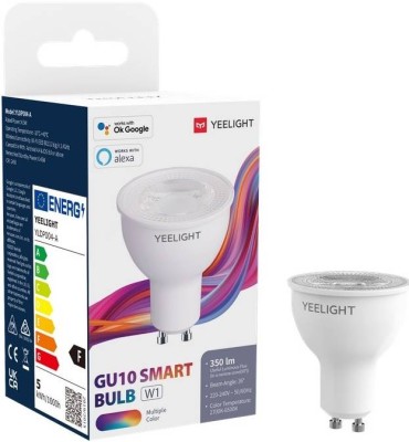 Yeelight YLDP004-A Умная светодиодная лампа GU10 Smart bulb (Multicolor), Wi-Fi, 4.5Вт, 350лм, 2700K, 6500K, 220-240В