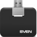 USB-концентратор SVEN HB-677, black (USB 2.0, 4 порта, без кабеля, блистер) SVEN HB-677