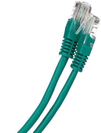 Патчкорд литой Aopen/Qust UTP кат.5е 0,5м зеленый <ANP511_0.5M_G>