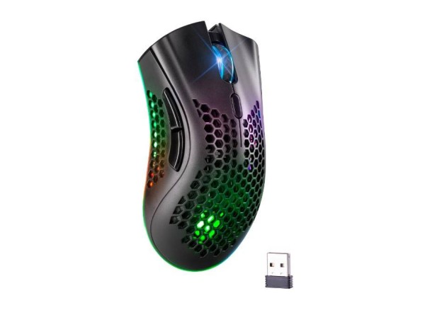 Defender Игровая мышь беспроводная Warlock GM-709L RGB,8кнопок,2400dpi
