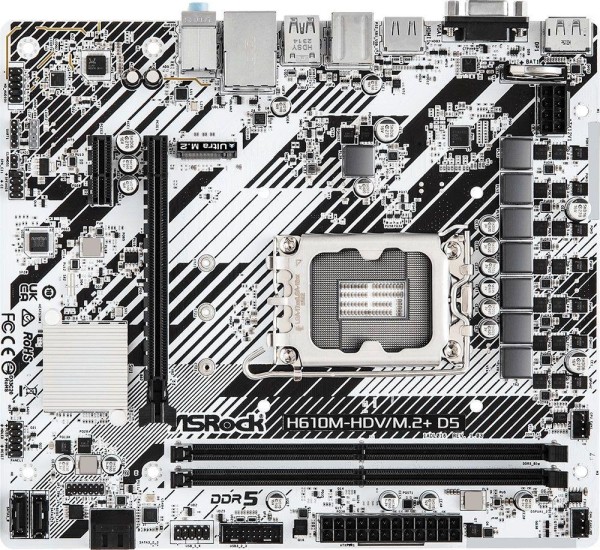 Материнская плата ASRock H610M-HDV/M.2+ D5