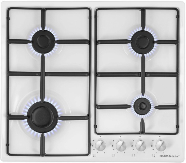 Встраиваемая газовая панель HOMSair HGE643WH