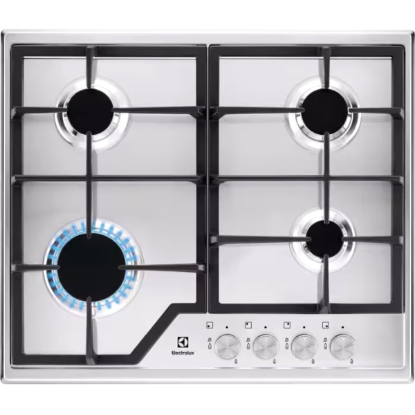 Встраиваемые газовые панели Electrolux EGS6426SX