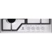 Встраиваемые газовые панели Electrolux EGS6426SX
