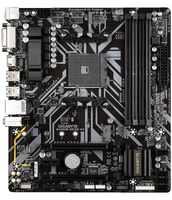 Материнская плата Gigabyte B450M DS3H V2 (rev. 1.0)