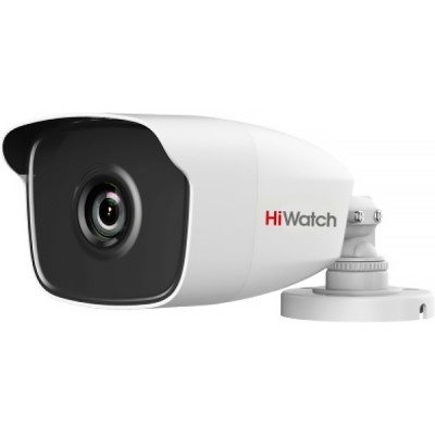 2Мп уличная цилиндрическая HD-TVI камера с EXIR-подсветкой до 40м Камера видеонаблюдения HD-TVI уличная HIWATCH DS-T220 (2.8 mm)