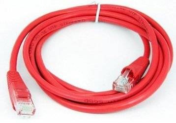Патчкорд литой Aopen/Qust UTP кат.5е 0,5м красный <ANP511_0.5M_R>
