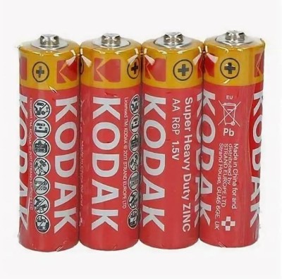 Kodak Батарейки AA R6-4S SUPER HEAVY DUTY Zinc [KAAHZ 4S] (24/576/34560), Грузить кратно 4.