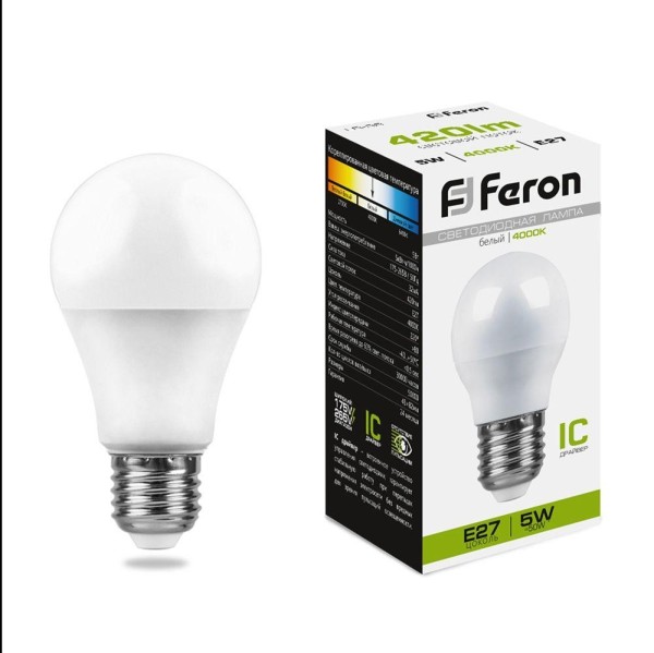 Лампа светодиодная FERON 25405