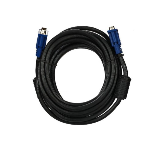 Кабель монитор-SVGA card (15M-15M) 5.0м 2 фильтра VCOM <VVG6448-5M>