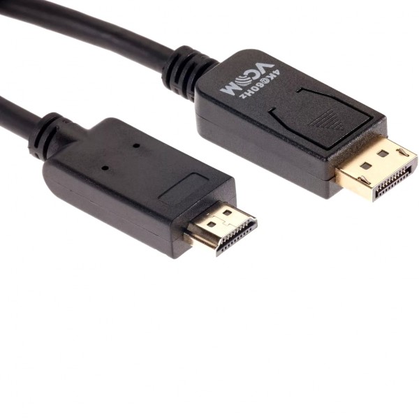 Кабель-переходник DisplayPort M-> HDMI M 4K@60Hz 1.8m VCOM (CG609-1.8M) VCOM CG609-1.8M