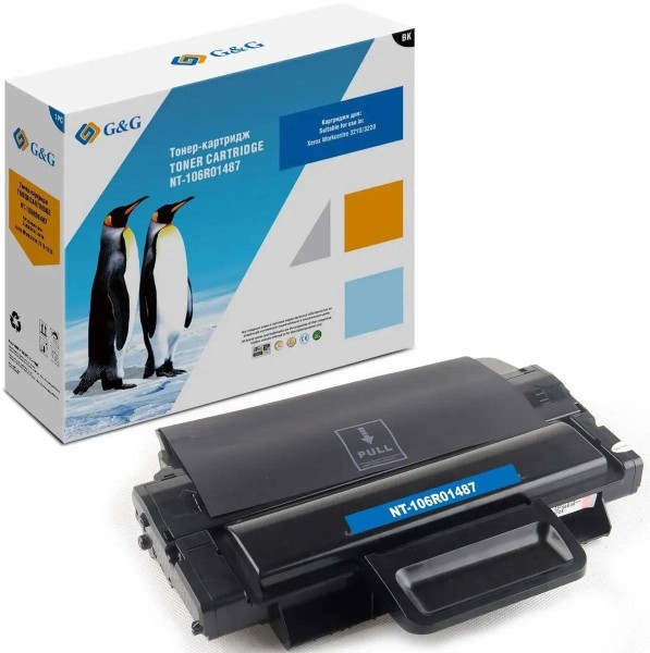 Картридж G&G, аналог Xerox 106R01486/106R01487/CWAA0776/106R01500 4.1k с чипом