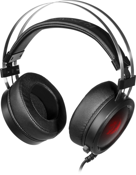 Redragon Игровая гарнитура Scylla черный+красный, кабель 2 м Redragon Scylla