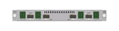 Выходная карта Intrend [ITMCO4-FH2] 4 порта оптоволоконная SM/MM, 3840x2160/60 (4:4:4), до 10 км