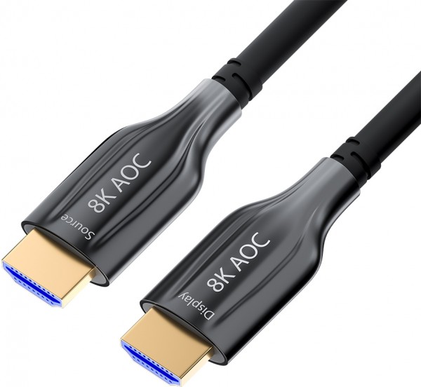 GCR Кабель 20m оптический HDMI 2.1 8K 60Hz, для подключения SmartTV, AppleTV, XBOX Series X, PS5, GCR-52435 Greenconnect HDMI (m) - HDMI (m) 20м