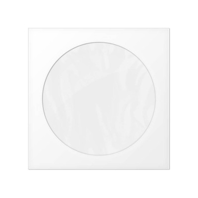 Конверт Mirex для CD/DVD бумажный с окном, с клейким клапаном, белый (100шт.)