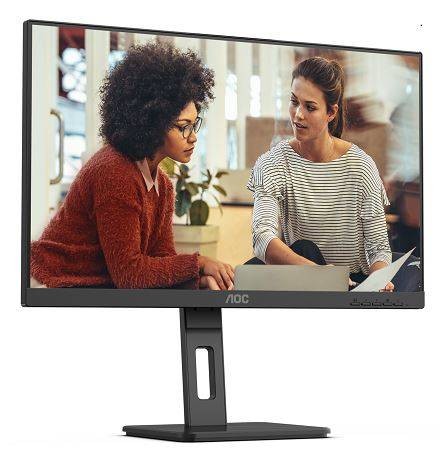 МОНИТОР 27" AOC 27E3QAF Black с поворотом экрана (IPS, 1920x1080, 75Hz, 4 ms, 178°/178°, 300 cd/m, 20M:1, +HDMI 1.4,+DP)