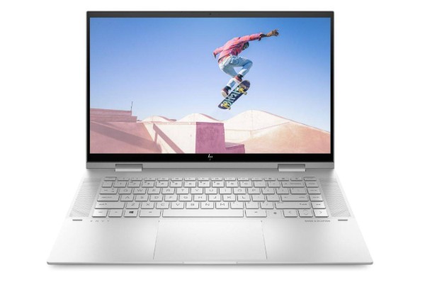 Ноутбук HP Envy x360 15-es0015ur 15.6" UHD, Intel Core i7-1165G7, 16Gb, 1Tb SSD, no ODD, NVidia MX450 2Gb, Win, серебр