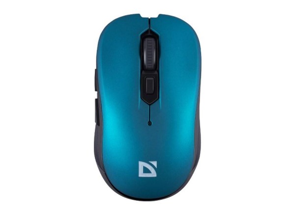 Defender Беспроводная оптическая мышь Gassa MM-105 бирюзов,6D,800-1600dpi,бесшумн