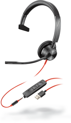 Гарнитура проводная Plantronics Blackwire С3315 USB-A