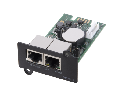 SNMP карта для удаленного управления по сети Ethernet c Английским интерфейсом, 2xRJ45, PowerMaster CBR PMC-02E