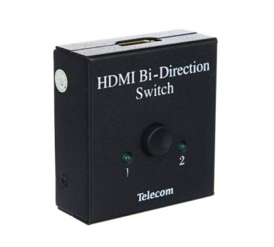 Разветвитель HDMI 2-->1, переключатель HDMI 1-->2, двунаправленный , 4KX60Hz,Telecom <TTS5015>