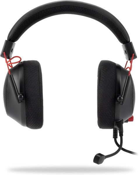 Наушники с микрофоном Oklick HS-L305G черный/красный 2м мониторные оголовье (2060511) Oklick 2060511