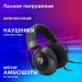 Наушники с микрофоном Oklick HS-L305G черный/красный 2м мониторные оголовье (2060511) Oklick 2060511