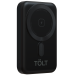 Портативный аккумулятор  TOLT Seg KW101 Black, 10000mAh, 22,5W, fast charging and PD, wireless, magnetic, black, CCC TOLT KW101 Black
