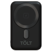 Портативный аккумулятор  TOLT Seg KW101 Black, 10000mAh, 22,5W, fast charging and PD, wireless, magnetic, black, CCC TOLT KW101 Black