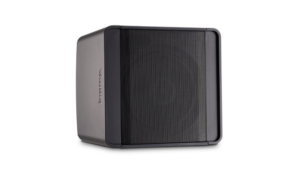 Акустическая система Biamp [KUBO5T-BL] (APART) пассивная широкополосная корпусная:5.25"НЧ,1"ВЧ.94Гц20кГц.100 Вт(16Ом).6Вт/15Вт/30Вт(100В).Макс.SPL:110 dB.80°x80°.IP40.2хEuroblock.Кронштейн U-bracket в комплекте.Чёрный(в упаковке 2шт,цена указана за 1шт)