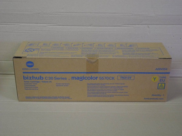 Тонер Konica-Minolta bizhub C30P/C31P/mc5570 желтый TN-313Y A06V254
