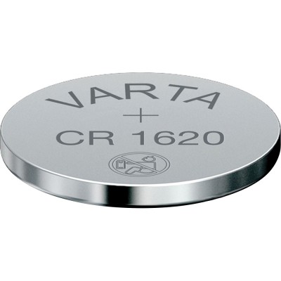 Батарейка Varta ELECTRONICS CR1620 BL1 Lithium 3V (6620) (1/10/100) Varta PRIMARY LITHIUM CR1620 (06620101401)