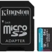 Карта памяти Kingston 64GB microSDXC Canvas Go Plus 170R A2 U3 V30 Card + ADP Kingston SDCG3/64GB