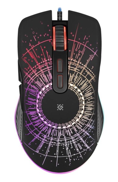 Defender Игровая мышь проводная Sirius GM-660L RGB,7кнопок,3200dpi