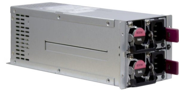 Серверный блок питания 800 Вт. Qdion Model R2A-DV0800-N-B/C14
