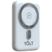 Портативный аккумулятор TOLT Seg KW109 White, 10000mAh, 22,5W, fast charging and PD, wireless, magnetic, white, CCC TOLT KW109 White