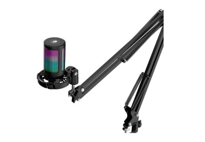 Defender Игровой стрим микрофон Impulse GMC 650 USB, RGB, стойка, провод 1.7 м