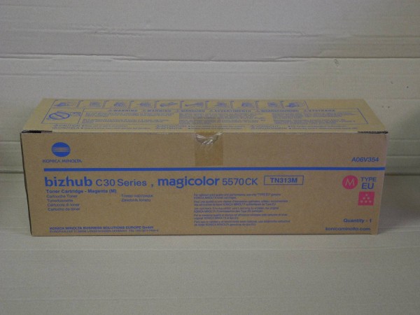 Тонер Konica-Minolta bizhub C30P/C31P/mc5570 красный TN-313M A06V354