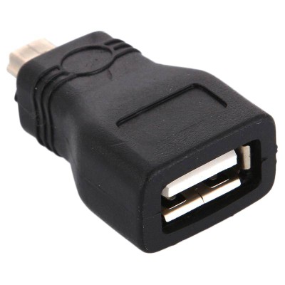 Адаптер переходник mini USB AM / AF USB 2.0 GCR GC-UAF2M5, пакет Greenconnect GC-UAF2M5