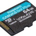 Карта памяти Kingston 64GB microSDXC Canvas Go Plus 170R A2 U3 V30 Card W/O ADP Kingston SDCG3/64GBSP