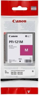 Картридж CANON PFI-121 M пурпурный,  130 мл для Canon imagePROGRAF TM250/TM255/TM350/TM355