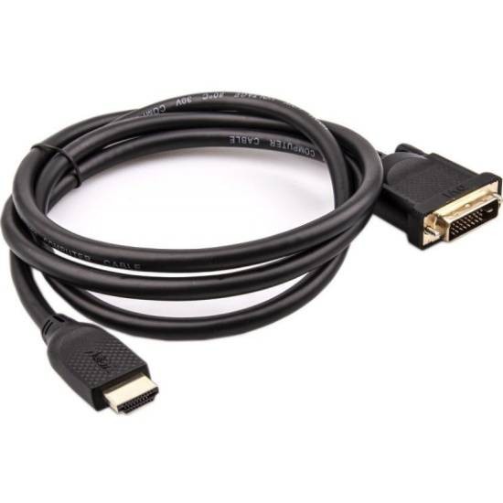 Кабель HDMI AM/DVI(24+1)M, 5м, CU, 1080P@60Hz, 2F, VCOM <CG484GD-5M>