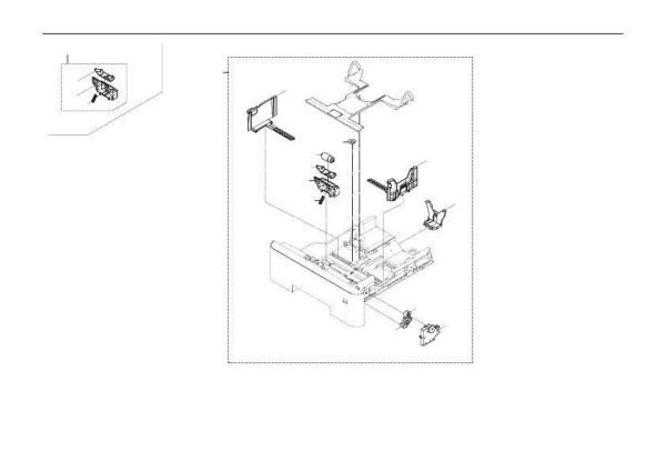 Держатель ролика подачи KYOCERA 303NY09190