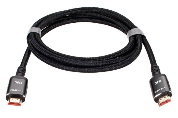 Кабель HDMI 19M/M,ver. 2.1 8KX60Hz (Econom) оплетка 2m iOpen <ACG859B-2.0>