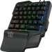Игровой блок Oklick 701G IRON FIST черный USB for gamer LED (подставка для запястий) (1196590) Oklick 1196590