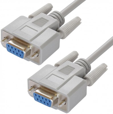 Greenconnect Кабель COM RS-232 порта соединительный 15m9F / 9F Premium, серый, пластиковый пакет, GCR-50646 Greenconnect COM(RS232) 9F - COM(RS232) 9F
